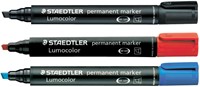 VILTSTIFT STAEDTLER LUMOCOLOR 350 PERMANENT SCHUIN BLAUW-2