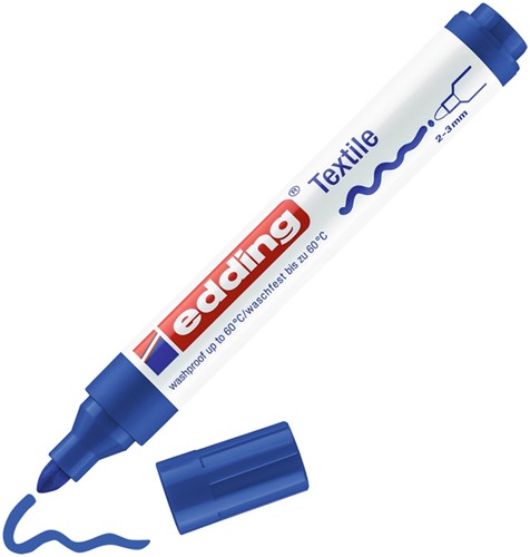 TEXTIELMARKER EDDING 4500 ROND 2-3MM BLAUW-2