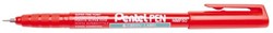 FINELINER PENTEL NMF50 FIJN ROOD