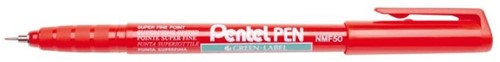 FINELINER PENTEL NMF50 FIJN ROOD