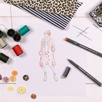 FINELINER STAEDTLER PIGMENT 308 ZWART SET 4+2 GRATIS-3