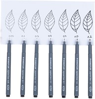 FINELINER STAEDTLER PIGMENT 308 ZWART SET 4+2 GRATIS-5