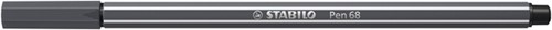 VILTSTIFT STABILO PEN 68/97 MEDIUM DIEPKOUD GRIJS-2