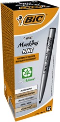 VILTSTIFT BIC 1445 ECOLUTIONS ROND FIJN ZWART