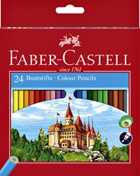 KLEURPOTLODEN FABER-CASTELL ASSORTI SET À 24 STUKS