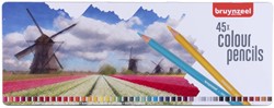 KLEURPOTLODEN BRUYNZEEL CREATIVES HOLLAND ASSORTI BLIK À 45 STUKS