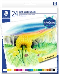 PASTELKRIJT STAEDTLER KARAT ZACHT ASSORTI SET À 24 STUKS