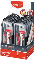 PASSER MAPED STOP SYSTEM ZWART 3-DELIG