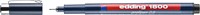 FINELINER EDDING 1800 0.5MM ZWART