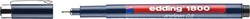 FINELINER EDDING 1800 0.5MM ZWART