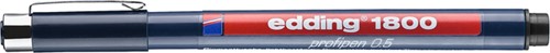 FINELINER EDDING 1800 0.5MM ZWART-2