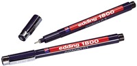 FINELINER EDDING 1800 0.25MM - 0.35MM - 0.5MM ZWART SET À 3 STUKS-3