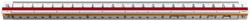 REDUCTIESCHAALSTOK ROTRING DRIEKANTIG ARCHITECT 30CM