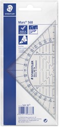 GEODRIEHOEK STAEDTLER 568 160MM TRANSPARANT
