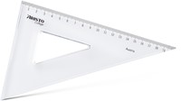 DRIEHOEK ARISTO 23620 200MM 30/60GRADEN TRANSPARANT-3