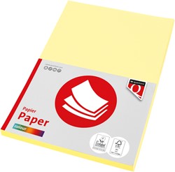 KOPIEERPAPIER QUANTORE COLOUR A4 120GR KANARIEGEEL 100 VEL