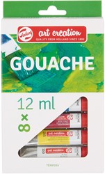 GOUACHE TALENS ART CREATION SET À 8 KLEUREN