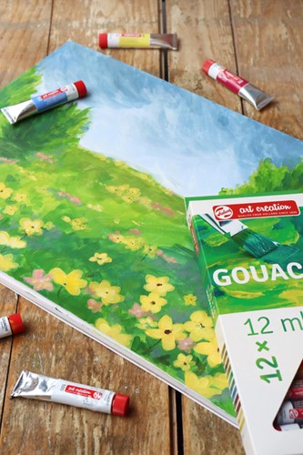 GOUACHE TALENS ART CREATION SET À 8 KLEUREN-3