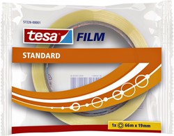 PLAKBAND TESAFILM® STANDAARD 66MX19MM TRANSPARANT