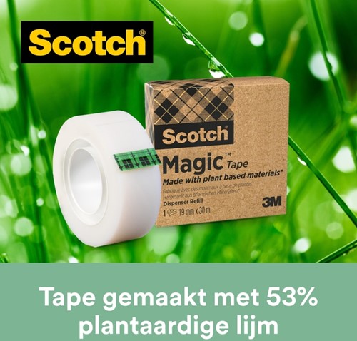 PLAKBAND SCOTCH MAGIC 900 19MMX30M ONZICHTBAAR MAT-2