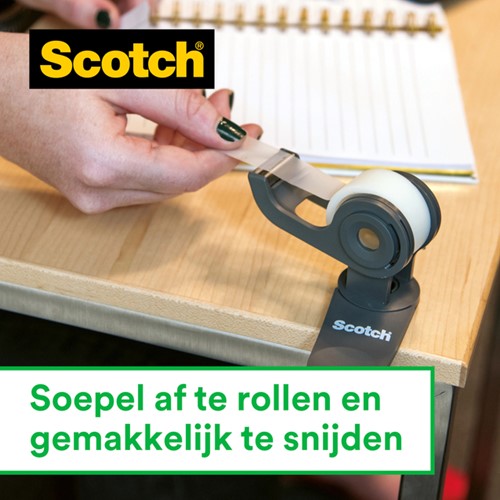 PLAKBAND SCOTCH MAGIC 810 19MMX15M ONZICHTBAAR + PLAKBANDHOUDER-3