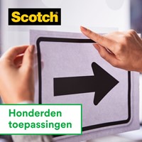 PLAKBAND SCOTCH MAGIC 810 19MMX33M ONZICHTBAAR MAT 12+2 GRATIS-1