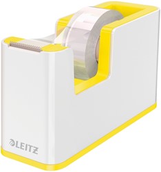 PLAKBANDHOUDER LEITZ WOW WIT/GEEL