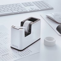 PLAKBANDHOUDER LEITZ WOW WIT/ZWART-1