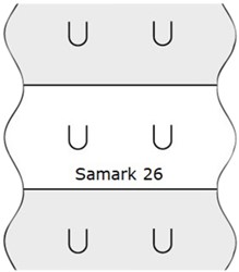PRIJSETIKET 12X26MM SATO SAMARK AFNEEMBAAR WIT
