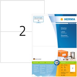 ETIKET HERMA 4628 210X148MM A5 PREMIUM WIT 400 STUKS