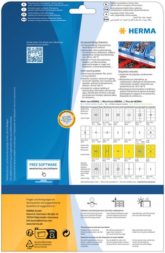 ETIKET HERMA 4692 97X42.3MM WEERBESTENDIG WIT 300 STUKS-1