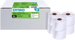 ETIKET DYMO LABELWRITER NAAMKAART 54X101MM 6 ROLLEN Á 220 STUKS WIT