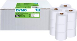 ETIKET DYMO LABELWRITER ADRESSERING 36X89MM 12 ROLLEN Á 260 STUKS WIT