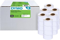 ETIKET DYMO LABELWRITER ADRESSERING 28X89MM 24 ROLLEN Á 130 STUKS WIT