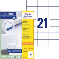 ETIKET AVERY 3652-200 70X42.3MM WIT 4200 STUKS-2