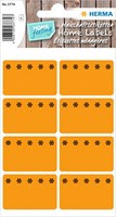 ETIKET HERMA 3774 26X40MM DIEPVRIES ORANJE 48 STUKS
