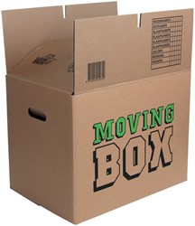 VERHUISDOOS CLEVERPACK BEDRUKT 480X320X360MM PAK À 5 STUKS