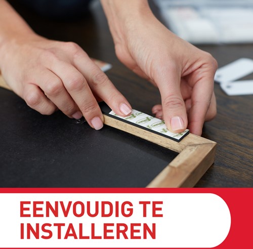 BEVESTIGINGSSTRIP COMMAND MIDDELGROOT KLIK VAST  5,4KG ZWART-1