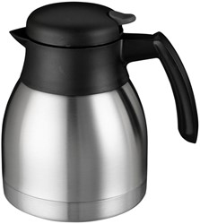 THERMOSKAN BRAVILOR DUBBELWANDIG 1 LITER RVS ZWART