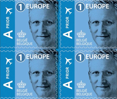 POSTZEGEL BELGIE WAARDE 1 EUROPA PAK À 50 STUKS-2