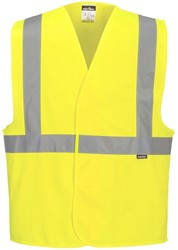VEILIGHEIDSVEST PORTWEST HI-VIS GEEL