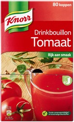 DRINKBOUILLON KNORR TOMAAT 80 STUKS