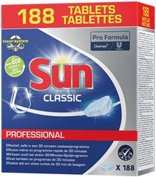 VAATWASTABLETTEN SUN PRO FORMULA CLASSIC 188 STUKS