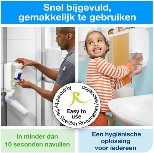 HANDZEEP TORK S1 PREMIUM VLOEIBAAR 1000ML GEVOELIGE HUID 420701-1