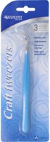 KNUTSELPINCET WESTCOTT 15.5CM SOFT GRIP BLAUW-2