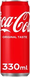 FRISDRANK COCA COLA REGULAR BLIK 330ML