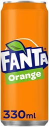 FRISDRANK FANTA ORANGE BLIK 330ML