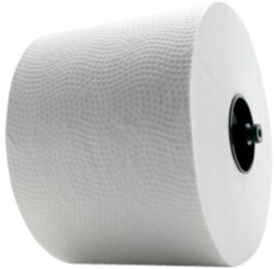 TOILETPAPIER BLACKSATINO ST10 ORIGINAL SYSTEEMROL 2-LAAGS 100M WIT 313830