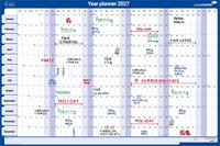 JAARPLANNER 2026 LEGAMASTER 90X60CM HORIZONTAAL GELAMINEERD EN OPROLBAAR ENGELSTALIG-2