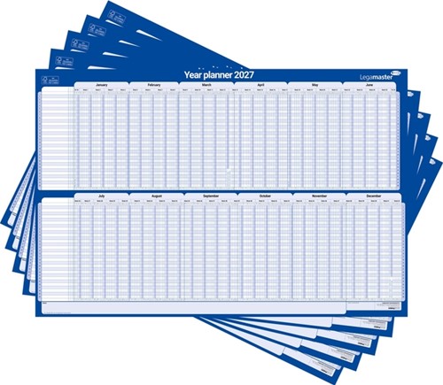 PROJECTPLANNER 2026 LEGAMASTER 90X60CM HORIZONTAAL GELAMINEERD ENGELSTALIG-1